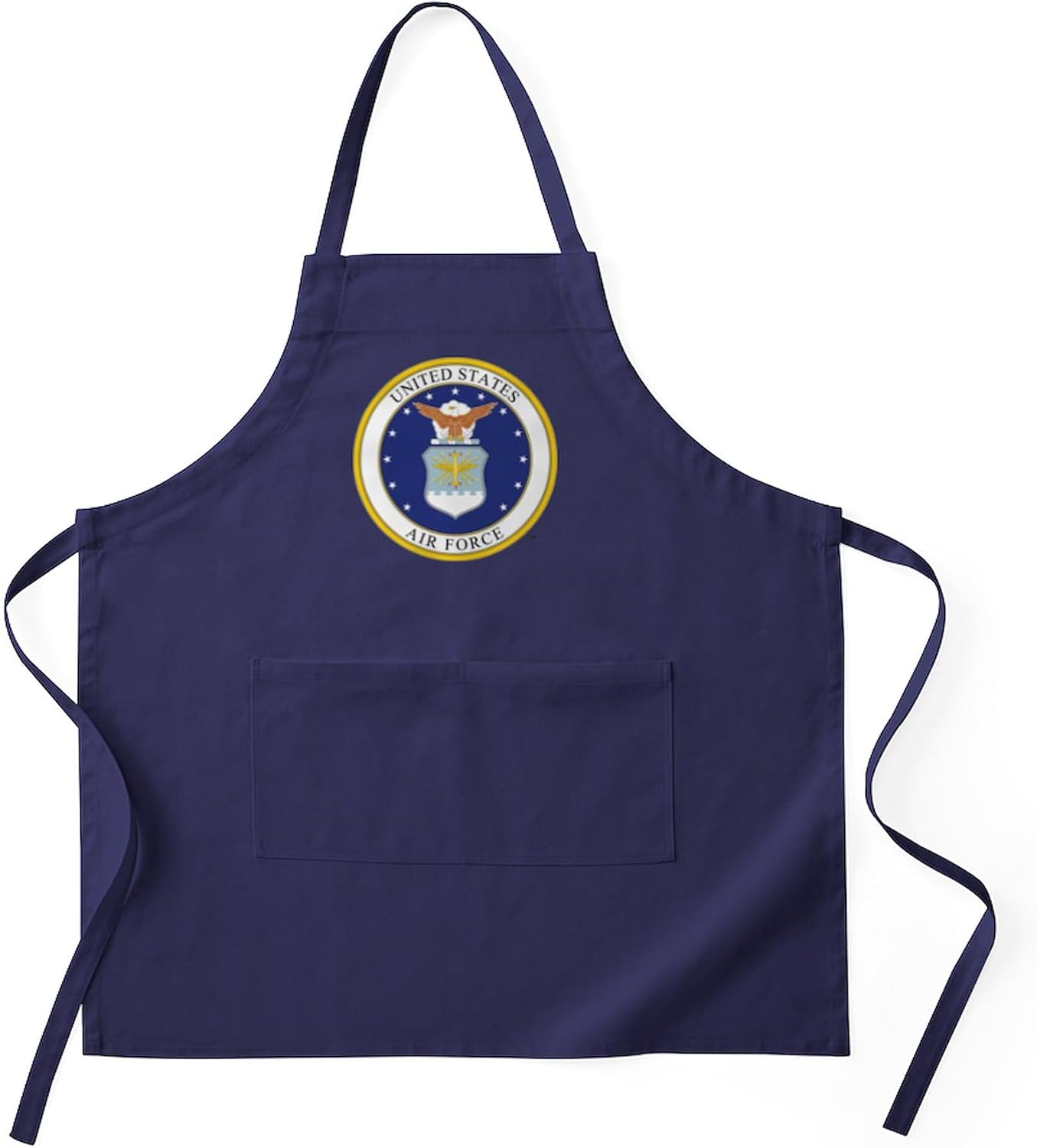 CafePress Air Force USAF Emblem Apron (Dark) Kitchen, Baking, Grilling Apron with pockets