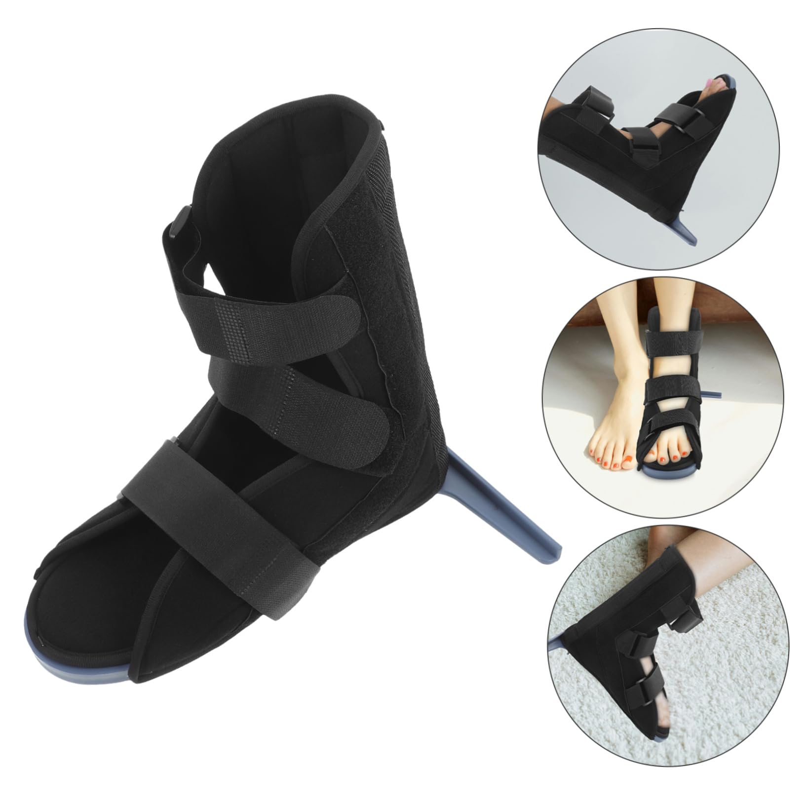 MOLUCKFU Ankle Stabilizer Boot Ankle Brace Foot Brace for Stress Fracture Sprains Boot