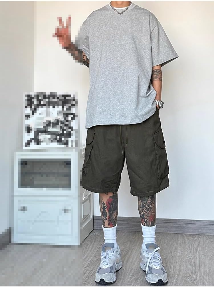 Men's Wide Leg Casual Shorts | Summer Loose Fit