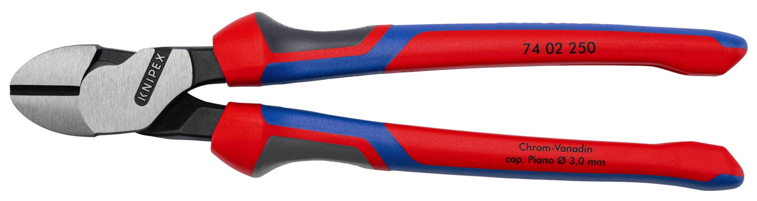 KNIPEX Tronchese laterale per meccanica tipo forte con manici comfort 250 mm, 74 02 250