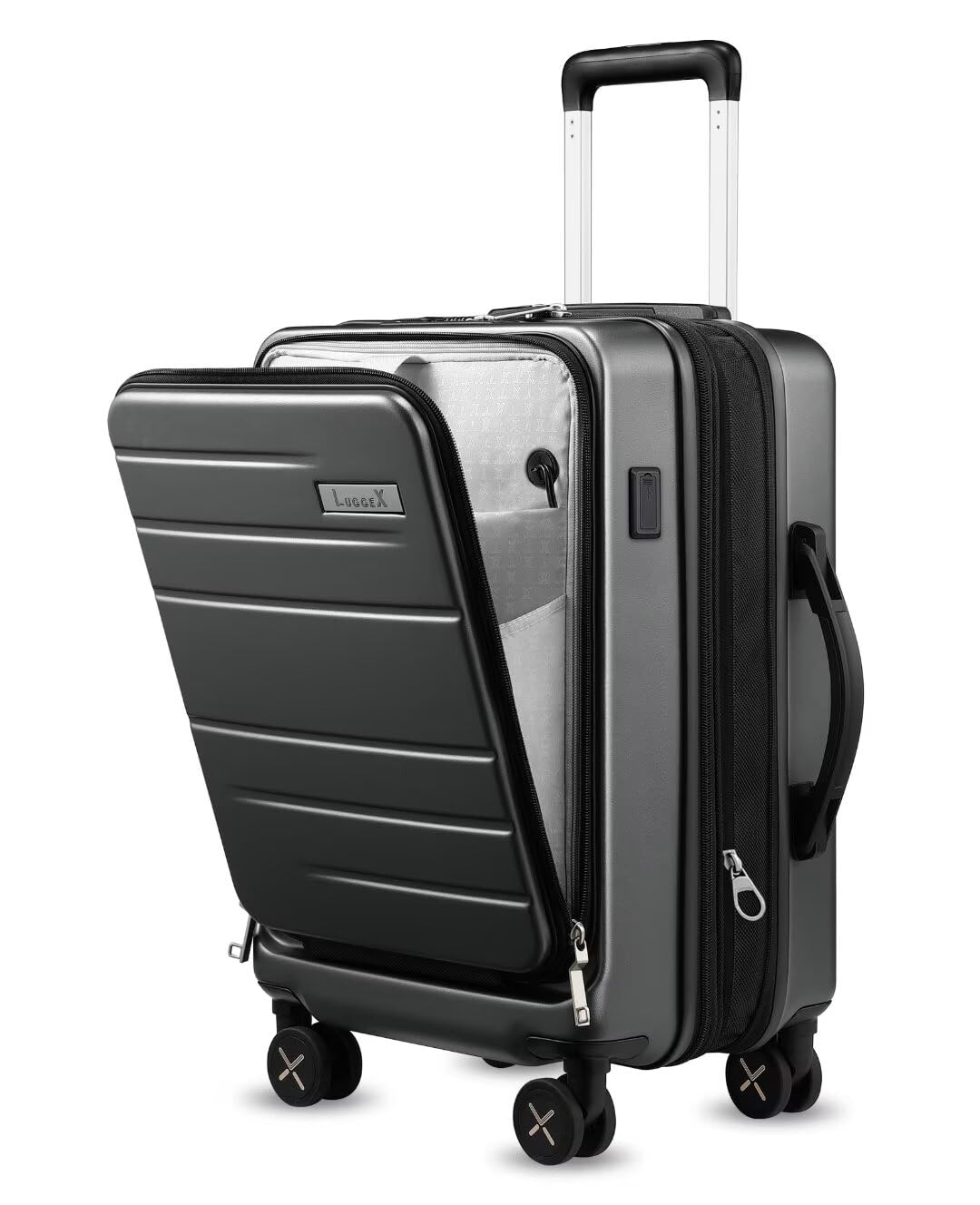 LUGGEX Carry On Suitcase 