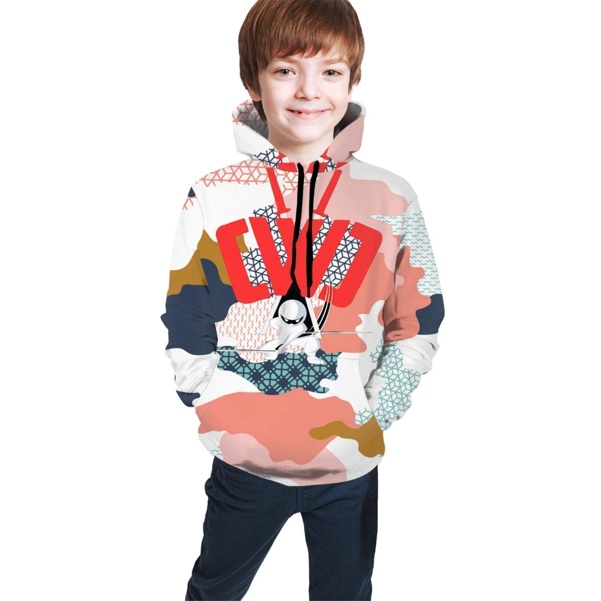 Harla Chad Wild Clay Youth Boys Girls 3D Print Pullover Hoodies Hooded Seatshirts Sweater