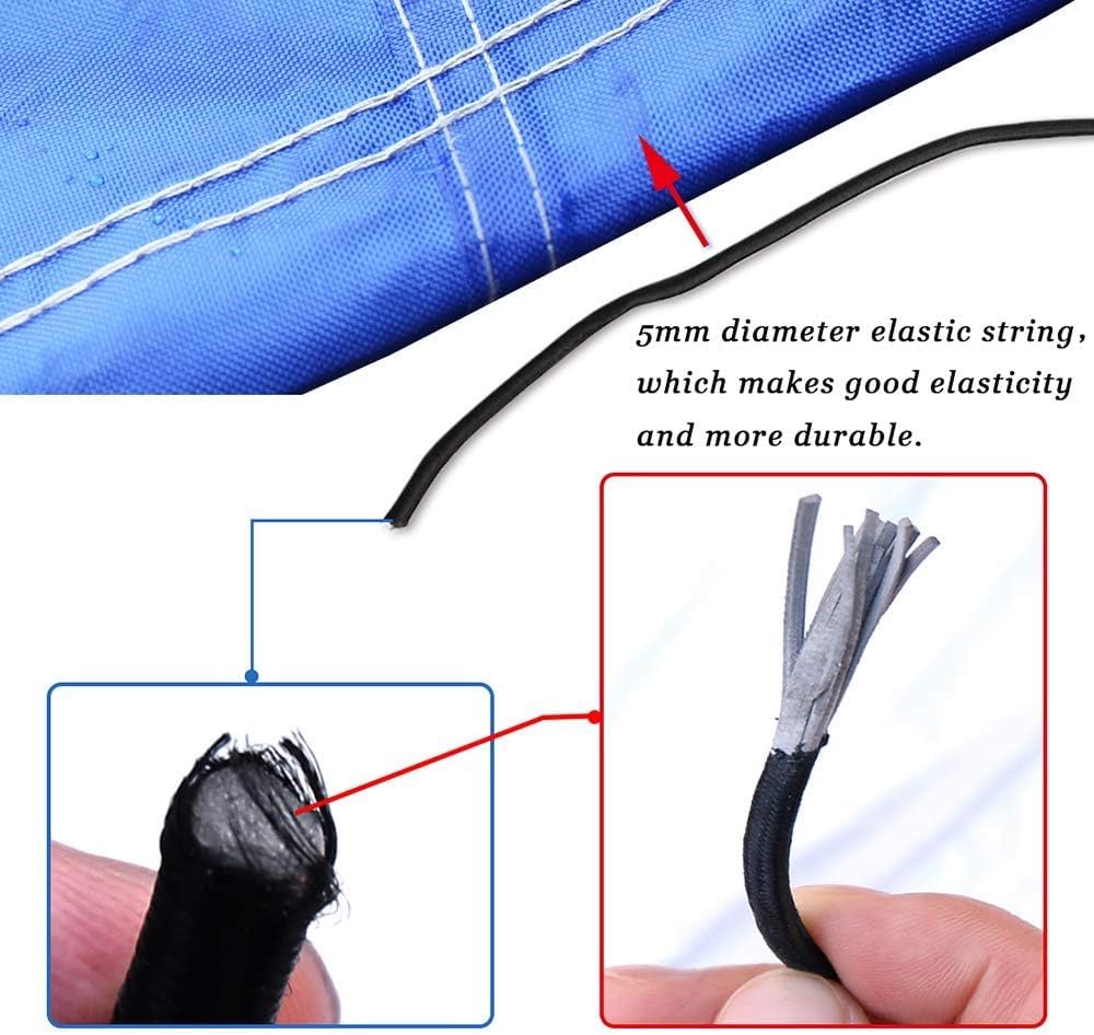 Telo Copribarca Impermeabile Rimorchiabile, Tessuto Oxford 210D Impermeabile, Traspirante E Resistente agli Strappi, Adatto A Scafi A V, Scafi A Tre Scafi Copertura per Barca(11~13ft)