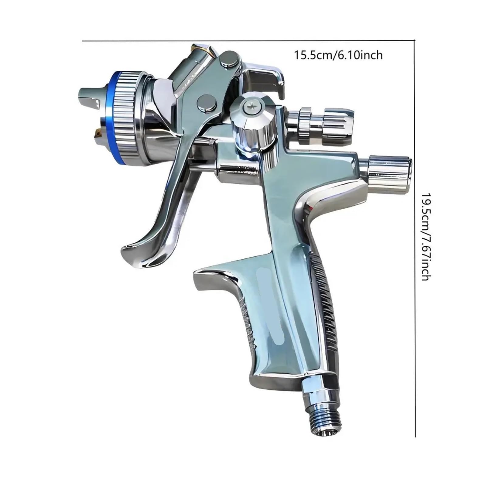 Pistola per verniciatura, Pistola a spruzzo for vernice auto Jet RP Limited Edition 1,3 mm HVLP 600 ml, Verniciatura liscia