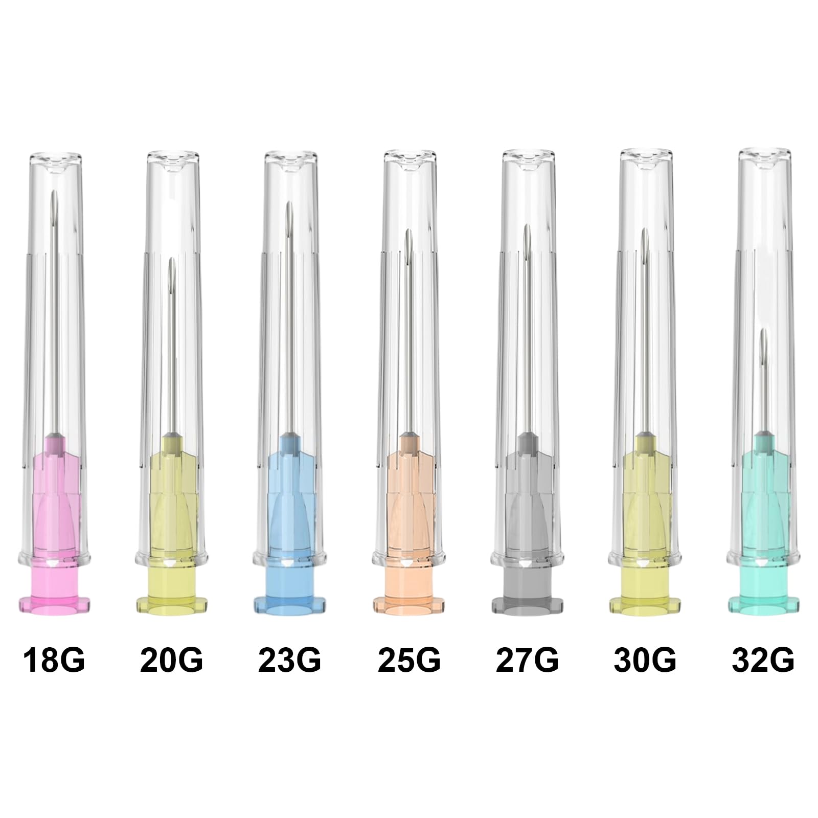 100 Pcs 25 Gauge 5/8-Inch(16mm) Needle Luer Lock Lab Accessories, with Cap, Individually Wrapped, for Scientific & Industrial — Amazon image 7
