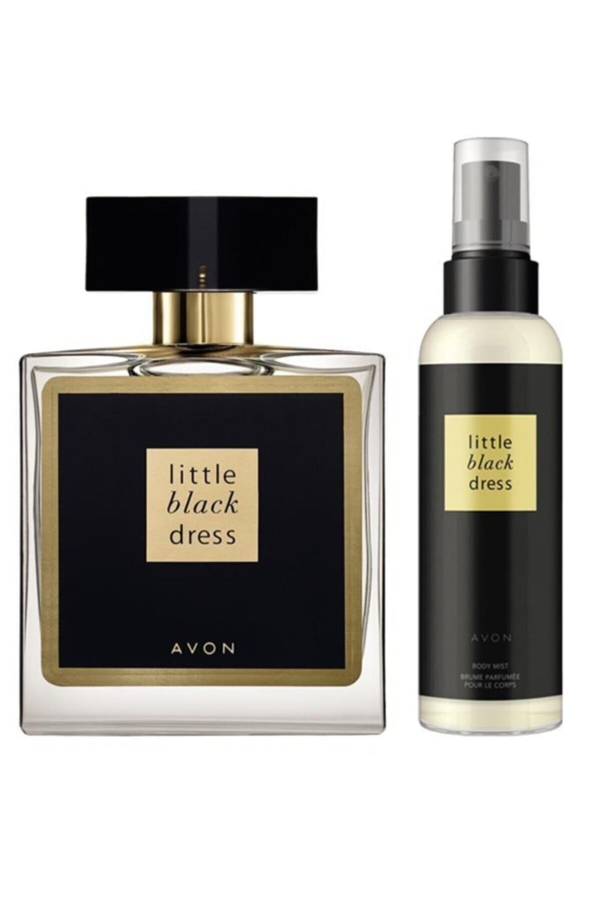 AVON Little Black Dress Parfüm ve Vücut Spreyi Seti, 50ml + 100ml, P239, Şeffaf, Kadın