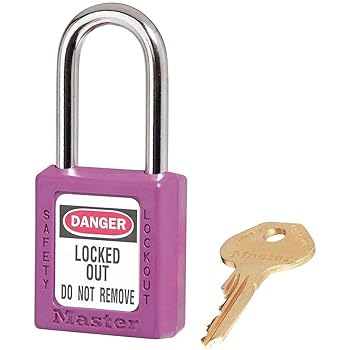 Lockout Padlock Ka Purple 1 3 4 H Amazon Com