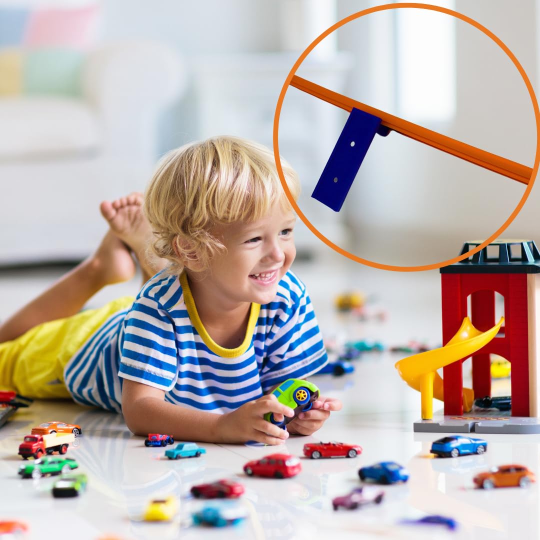 Racetrack – Lot De 20 Connecteurs Compatibles Hot Wheels – Pièces De Rechange Robustes Pour Rails – Installation Facile – Fabriqués Aux États-Unis