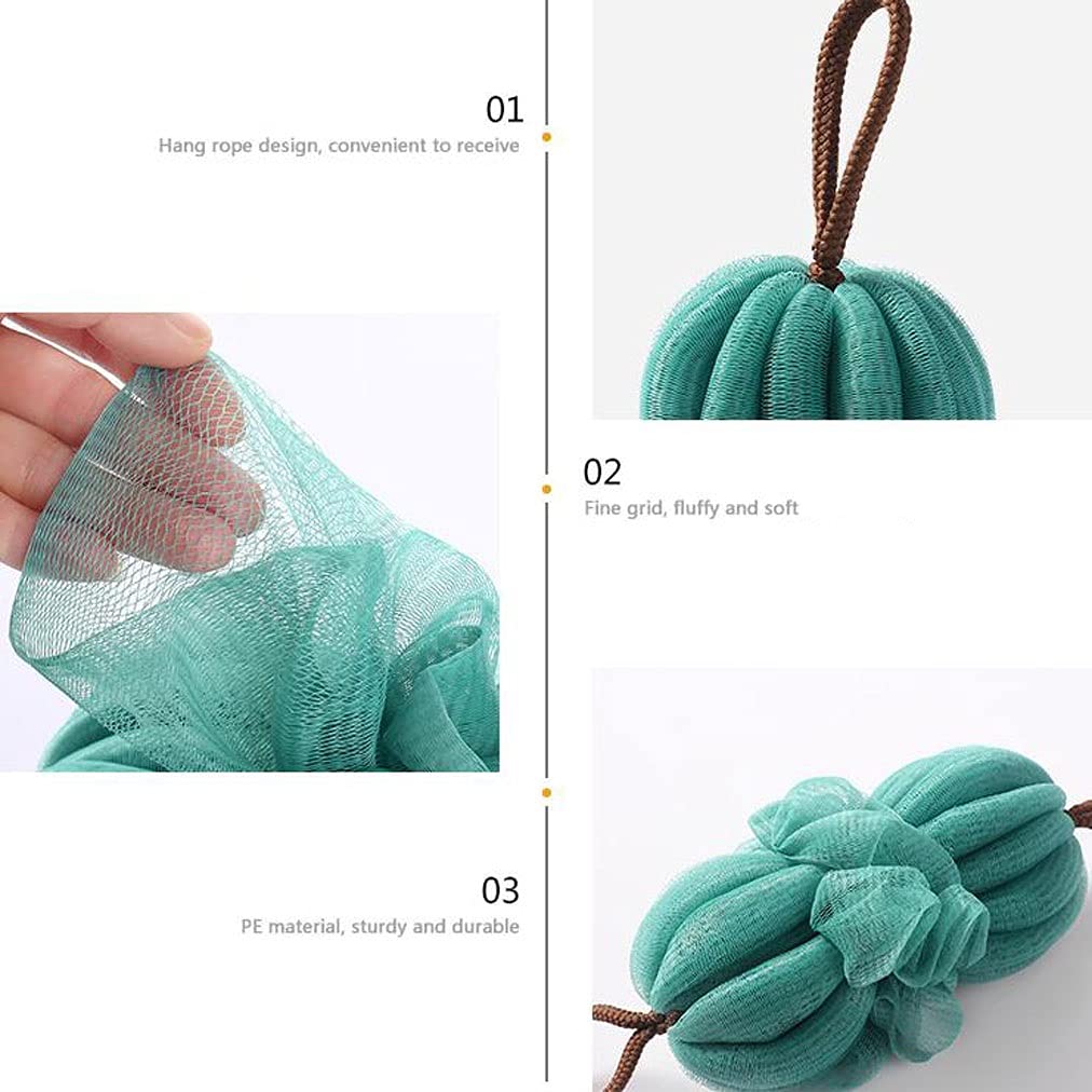 Ręcznik złuszczający Loofah Gąbka do kąpieli Prysznic Długa kąpiel Loofahs Rozciągliwa siatka Złuszczający Loofah Back Scrubber Gąbka do kąpieli pod prysznic dla mężczyzn Kobiety Rękawiczki