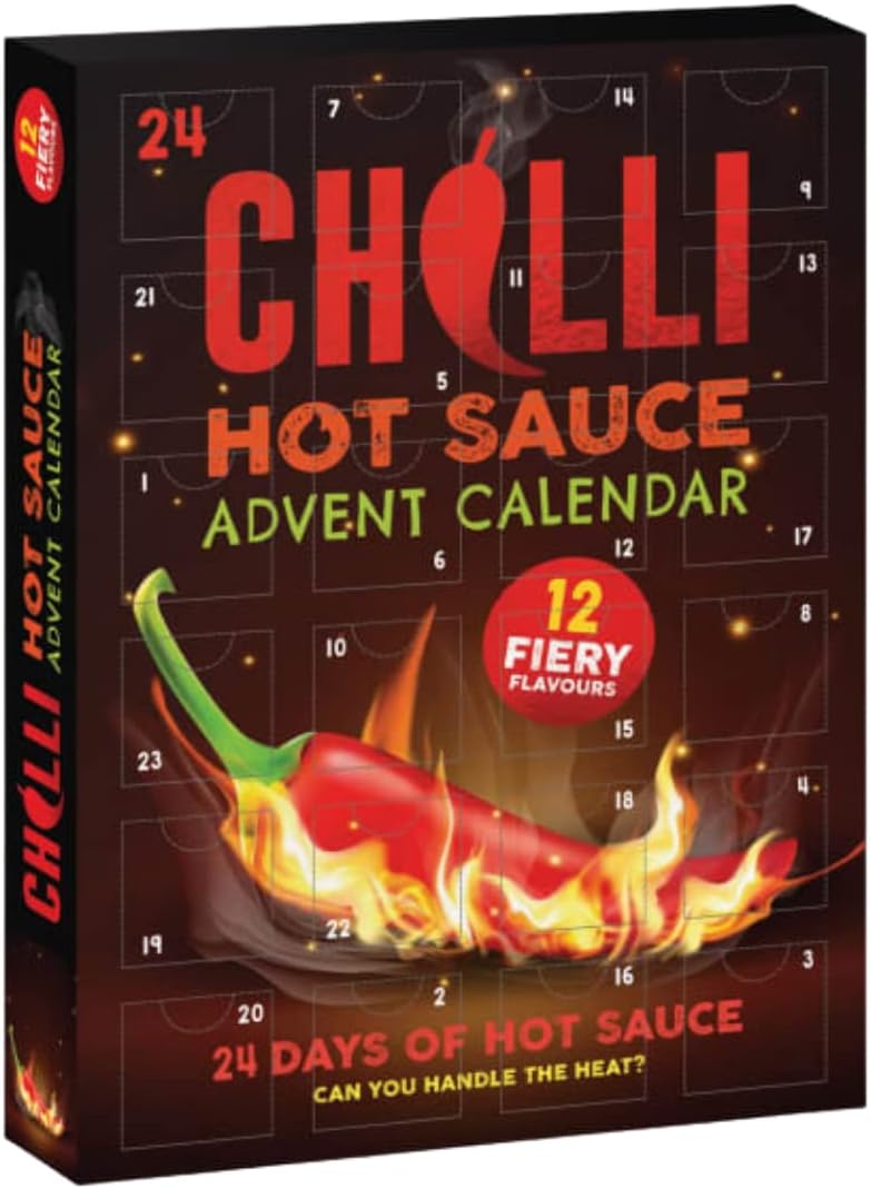 24 Days of Hot Sauce - Chilli Lovers Advent Calendar - Box