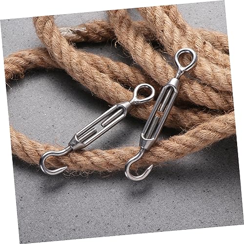 Turnbuckle Gancho de Acero Inoxidable M4 5Pcs para Tensión de Cuerda miniatura 6