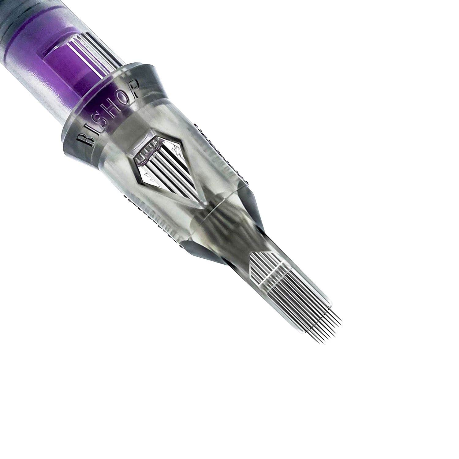 BishopTattoo Needle Cartridge DA Vinci V2 Magnum Needles Cartridges (Bugpin (10), 11M1 Long Taper)