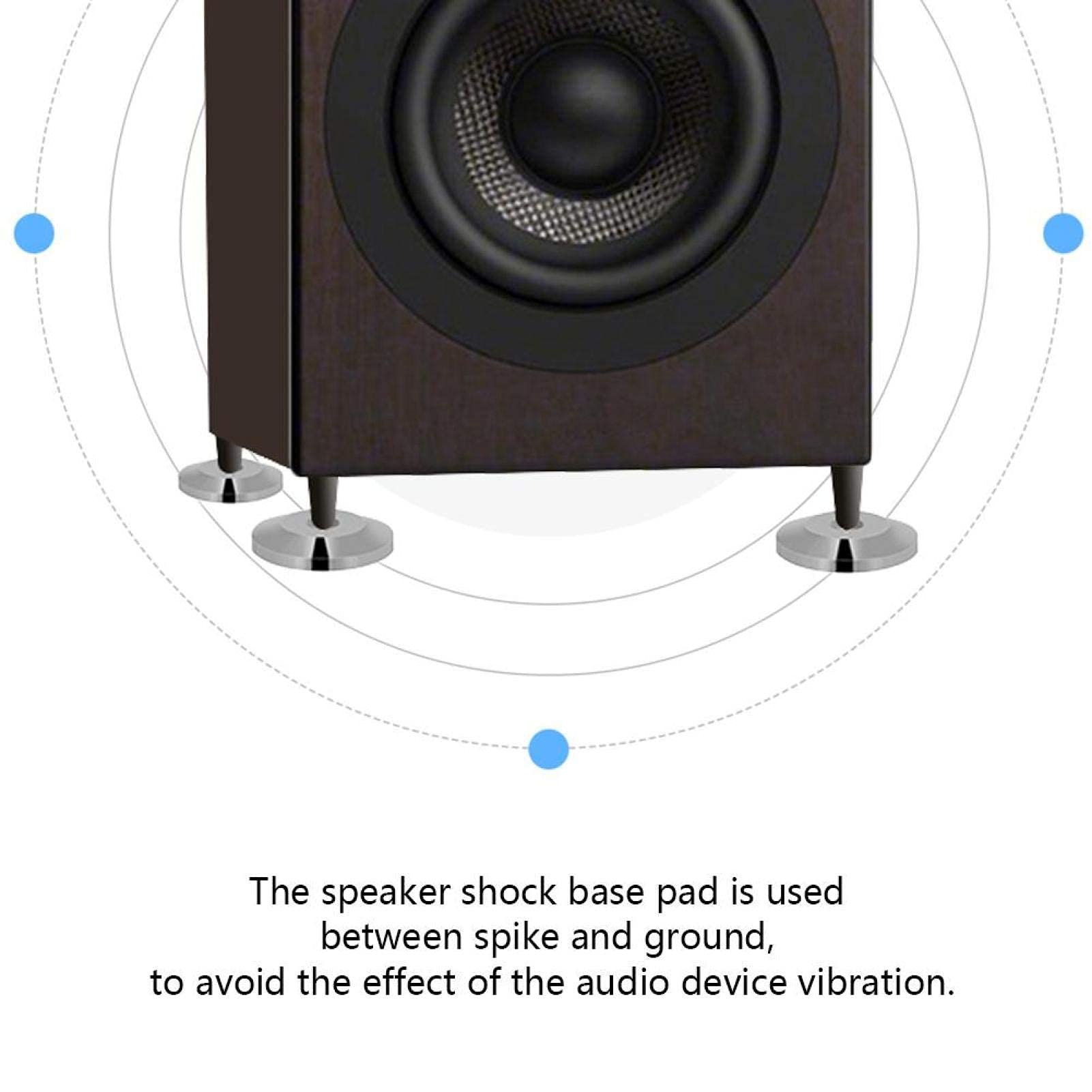 4 Piedini Per Supporto Isolante Per Altoparlanti, Cuscinetti - Foto 4