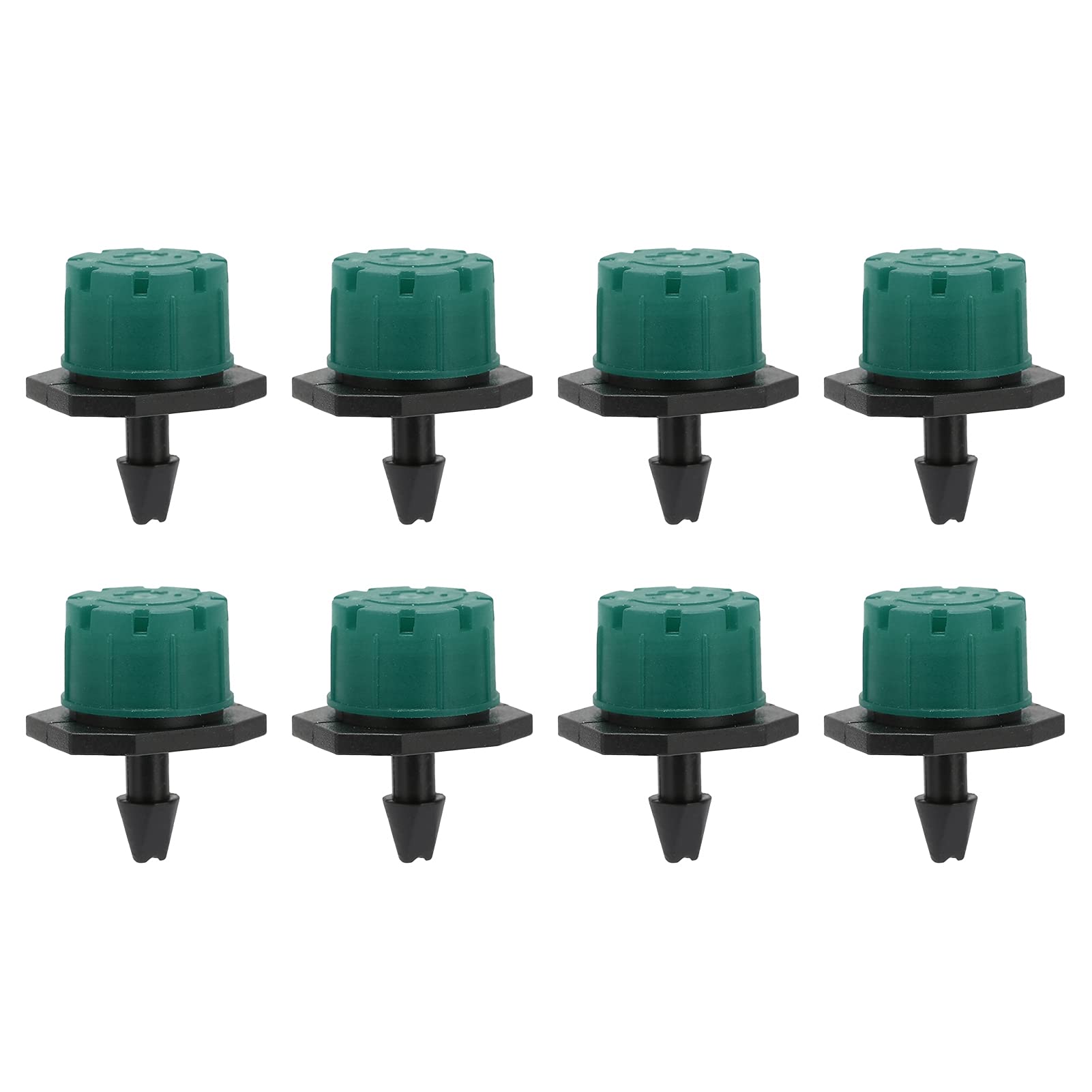 100PCS 360 Degree Adjustable, Watering Emitter Irrigation Emitter Irrigation Sprinkler 1/4in Drip for Landscaping Vegetables Vineyards Greenhouses Watering