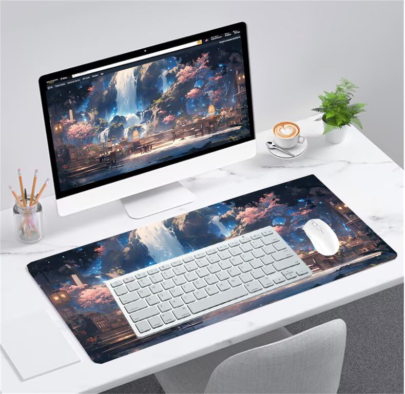 Tapis souris XXL imperméable et lavable pour gamer PC - 2