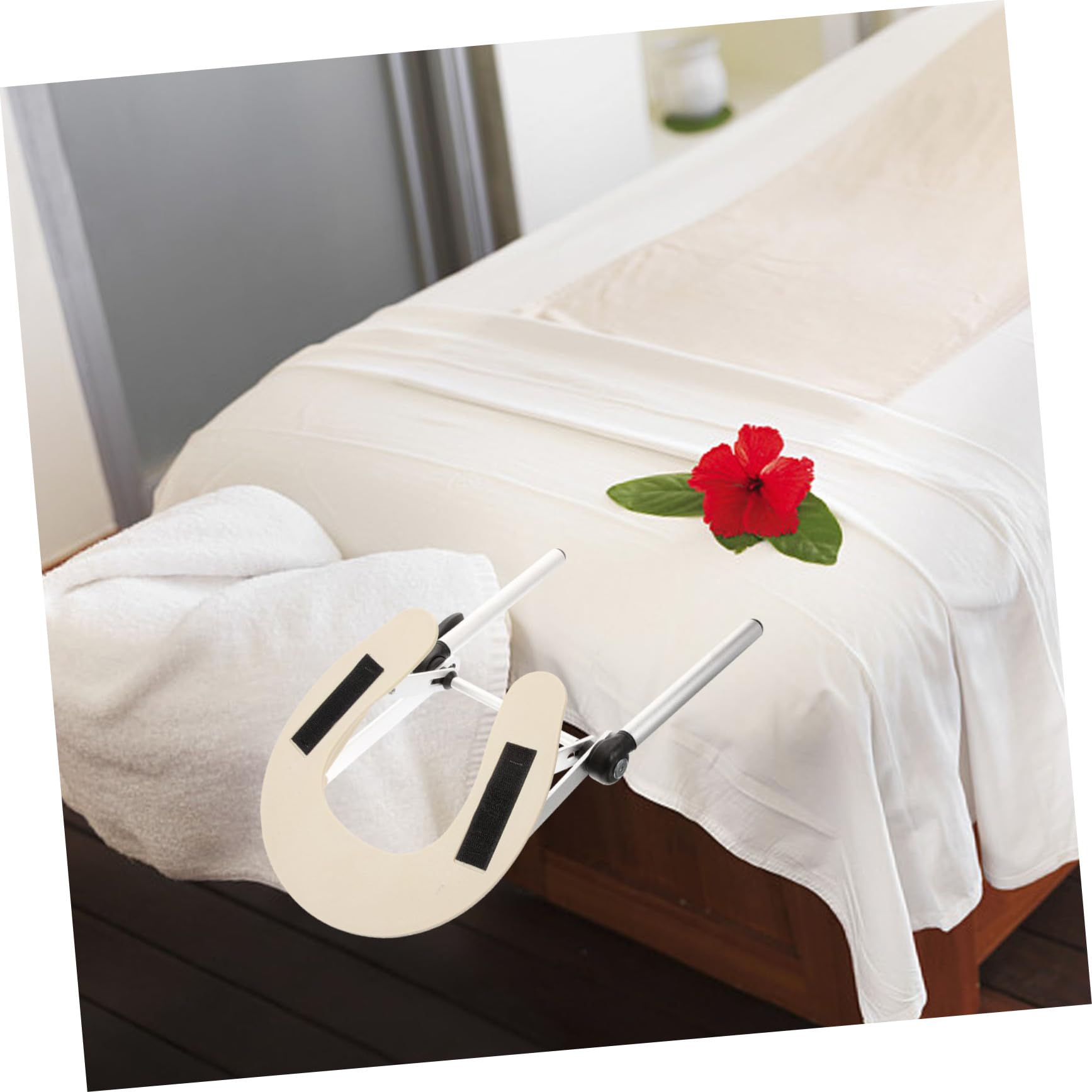 Gatuida Poggiatesta Confortevole e Portatile Lettino da Massaggio per Lega di Alluminio Pratico e Resistente Supporto Viso per Lettini da Massaggio e Spa