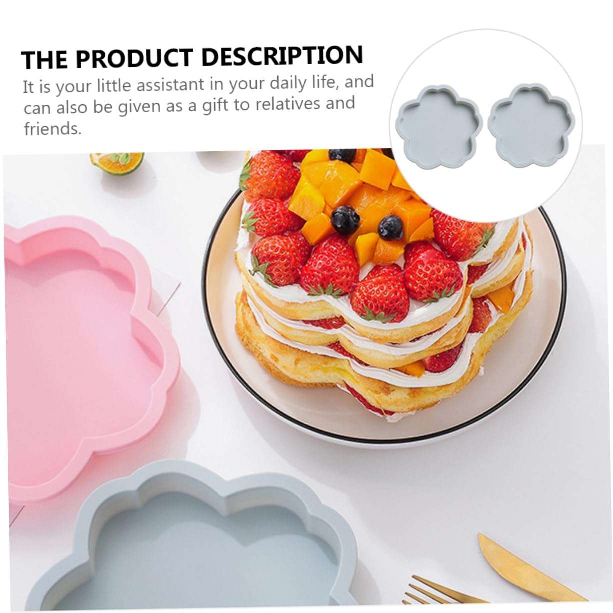 IMIKEYA 4piezas Molde De Para Pasteles Forma De Para Repostería y Decoración De Postres Cumpleaños y Celebraciones