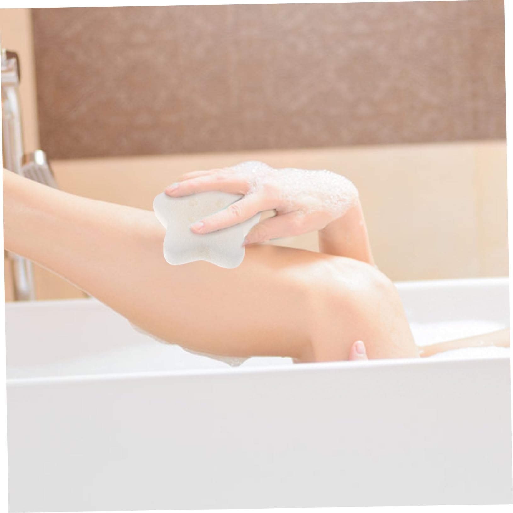 FRCOLOR 5 Sätze Reiniger Blase Geschirrspülen Puff Entferner Bathsponge Badezimmermatte Peelingschwamm Für Das Gesicht Reinigungsschwämme Für Das Gesicht Glucomannan-faser Weiß 3 Stück * 5