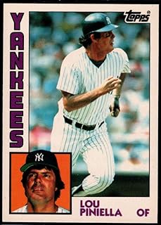 1984 Topps Tiffany #408 Lou Piniella NM+++ New York Yankees Baseball