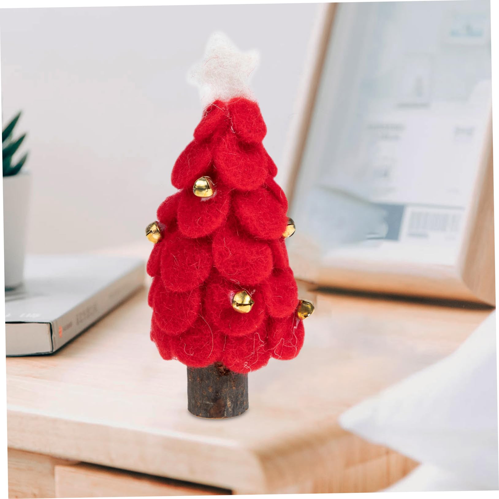TOPBATHY 4 Pezzi Di Decorazioni Natalizie in Miniatura in Feltro Per Lalbero Di Natale Per Decorazioni Da Festa
