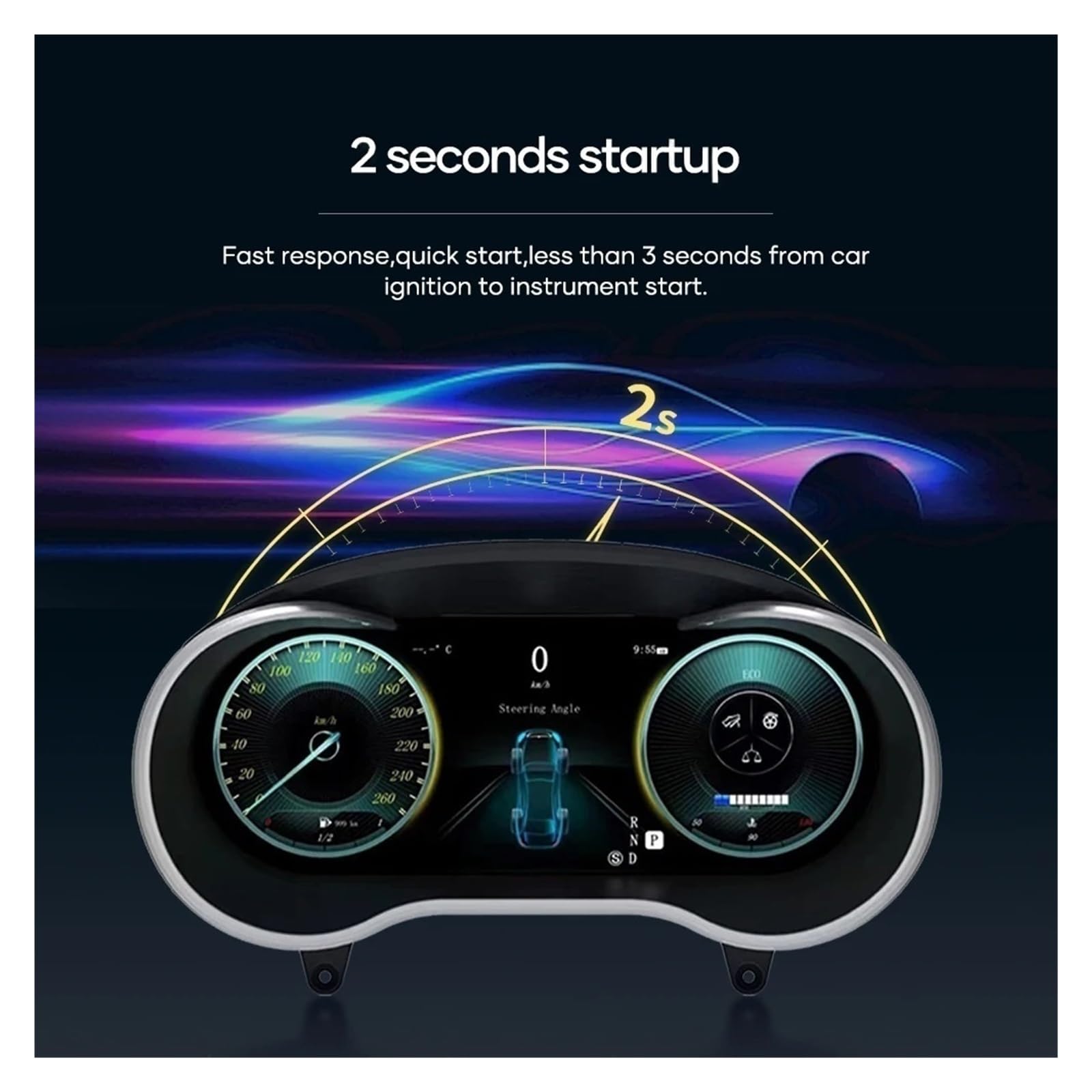 12.3 Scheda digitale LCD Cluster Panel Cockpit compatibile con Mercedes Benz CLS C218 W218 2012-2017 anni Tachimetro strumento automatico