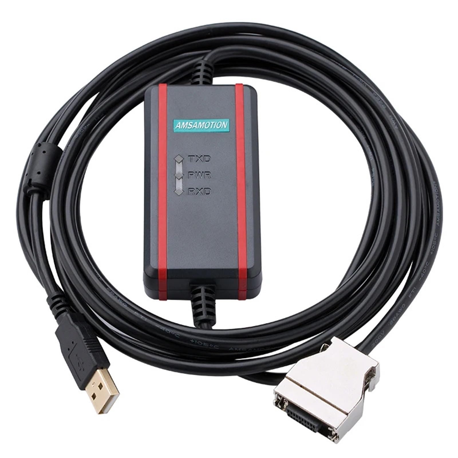 USB-CIF02 CQM1-CIF02 USB vers RS232 adapté au câble de programmation série CPM1/CPM1A/CPM2A/ CQM1/C200HX HS HE HG SRM1(FTDI Insolation)