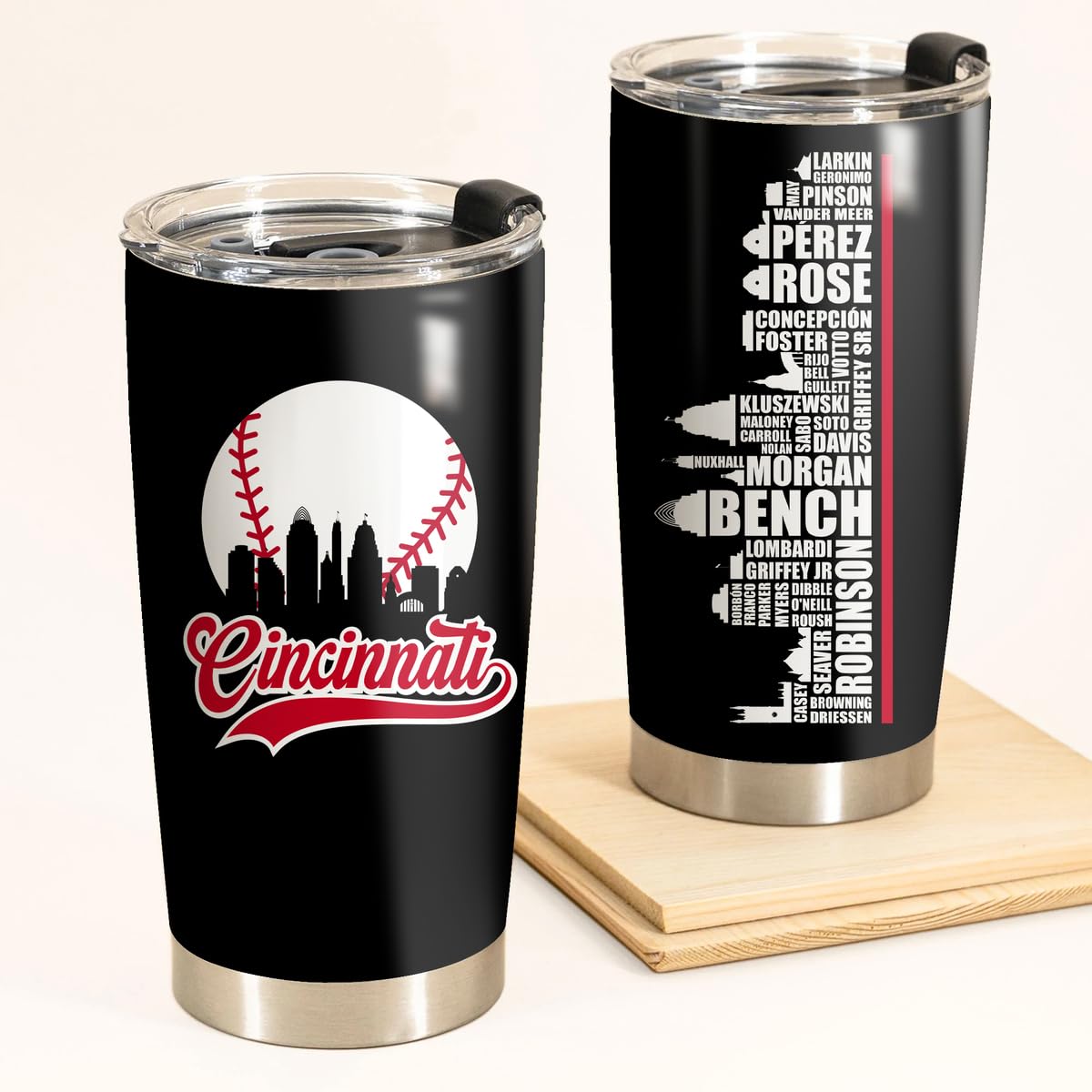 Amazon.com | TEERABBIT Legends Cincinnati Baseball City Skyline