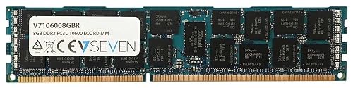 V7 V7106008GBR V7 8GB DDR3 PC3-10600 - 1333mhz 1.35V SERVER ECC REG Server Memory Module - V7106008GBR