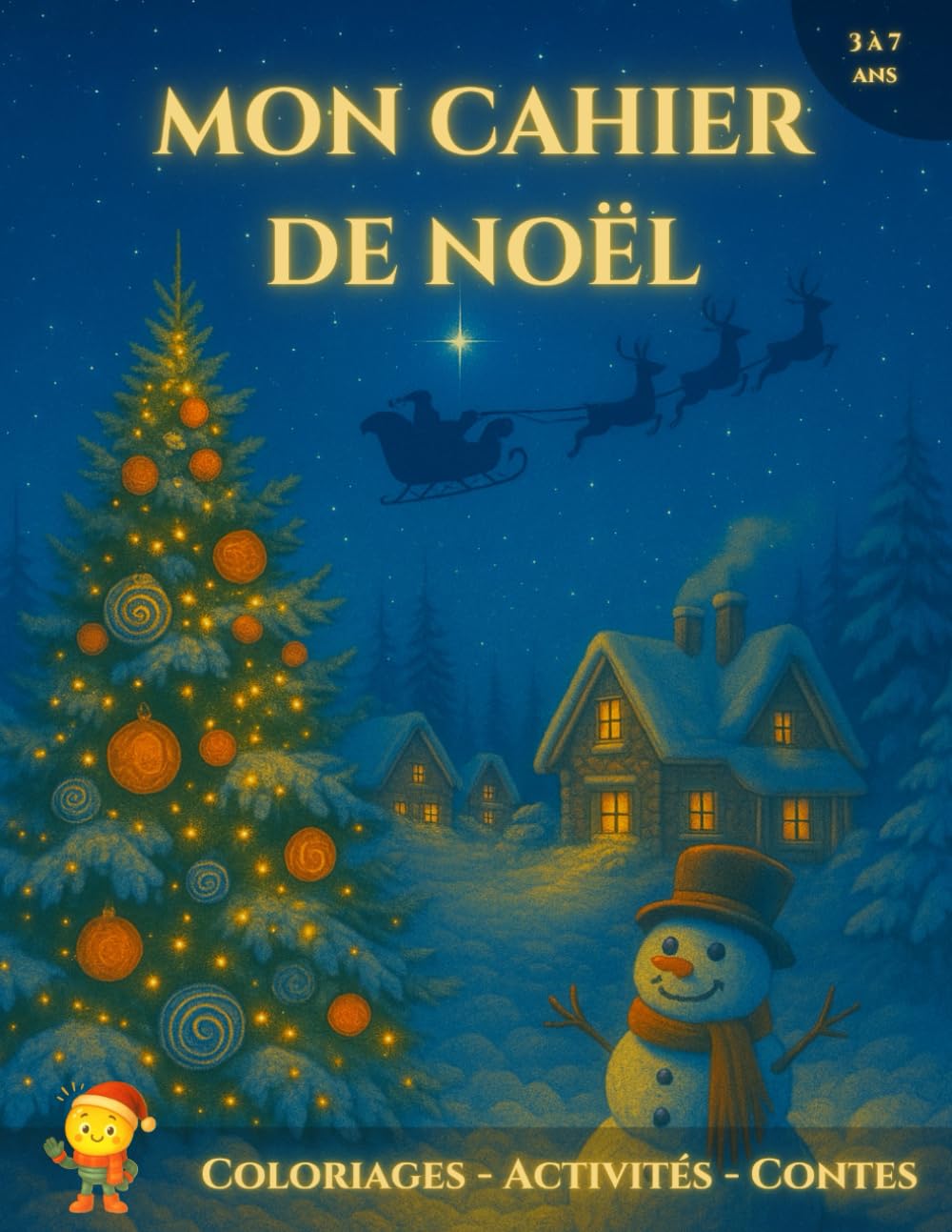 Mon Cahier de Noël: Coloriages - Activités - Contes