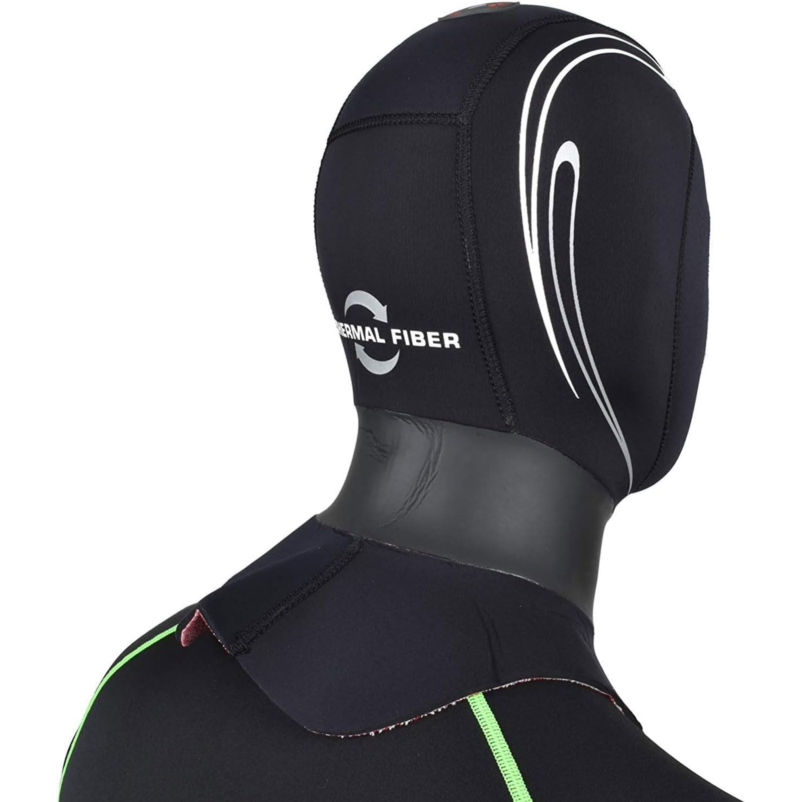 SEAC Tekno Cappuccio Muta Subacqueo Neoprene 5mm Valvola Anti Bolla Aria