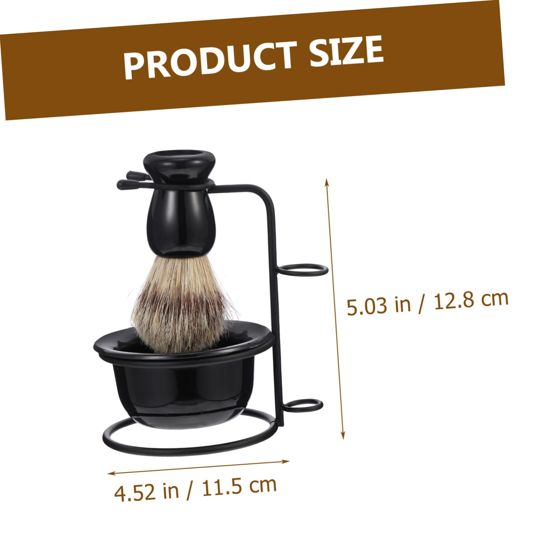 FOMIYES Men's Shaving Bowl Kit Shaving Brush Set Brush Bowl for Comfortable Shave Experience