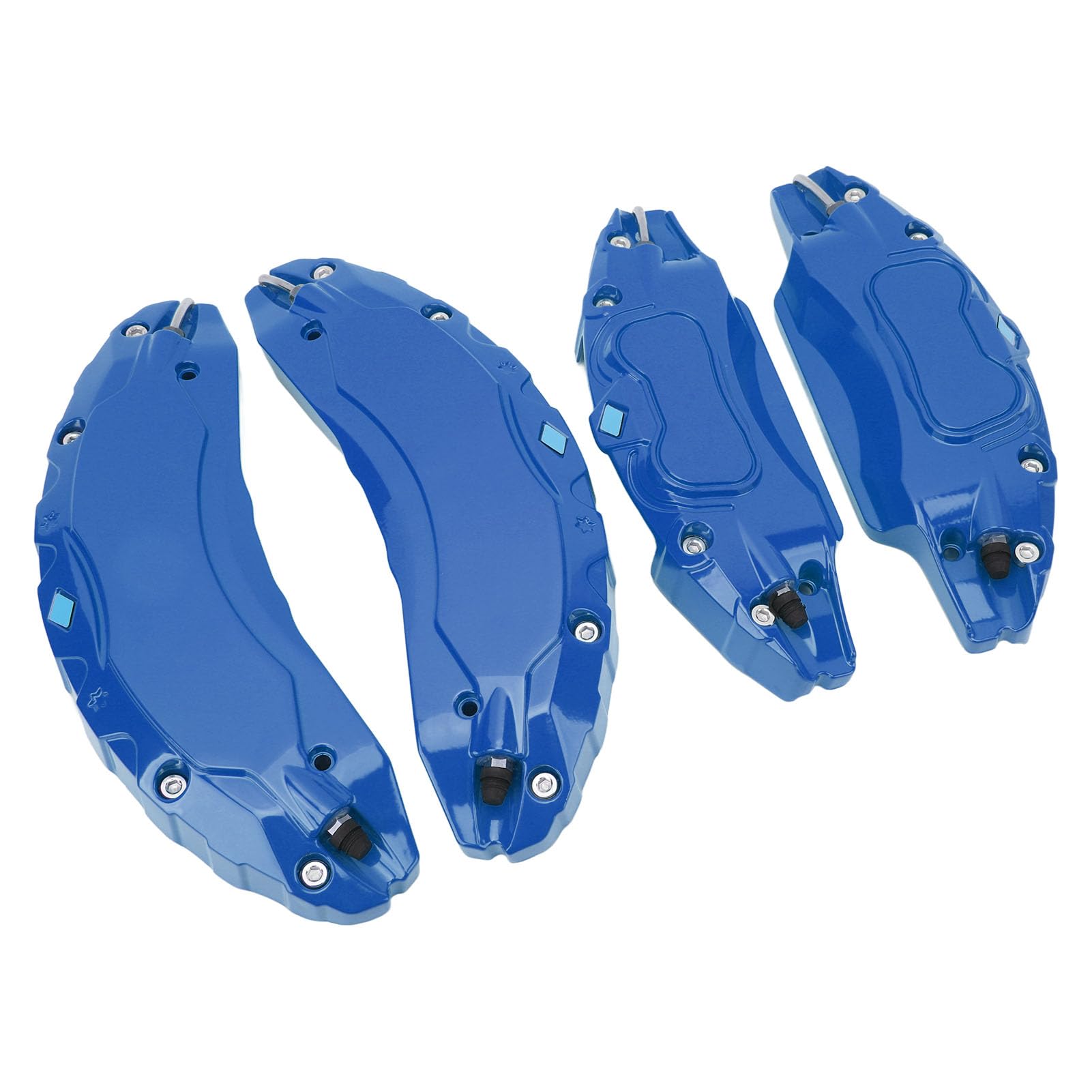 Dioche Copri Pinza per Auto in Lega di Alluminio per Ruota da 18 Pollici e 19 Pollici, Elegante Protezione per Pinza Freno, Facile da Installare (BLUE)