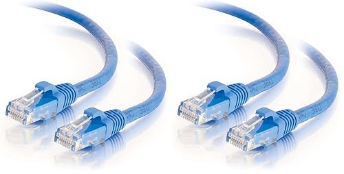 Miniatura 91 de C2G Cable de conexión cruzada Cat6, cable de remiendo Cat6 sin blindaje y sin engancho, cable Ethernet cruzado rojo, cable Ethernet UTP sin engancho