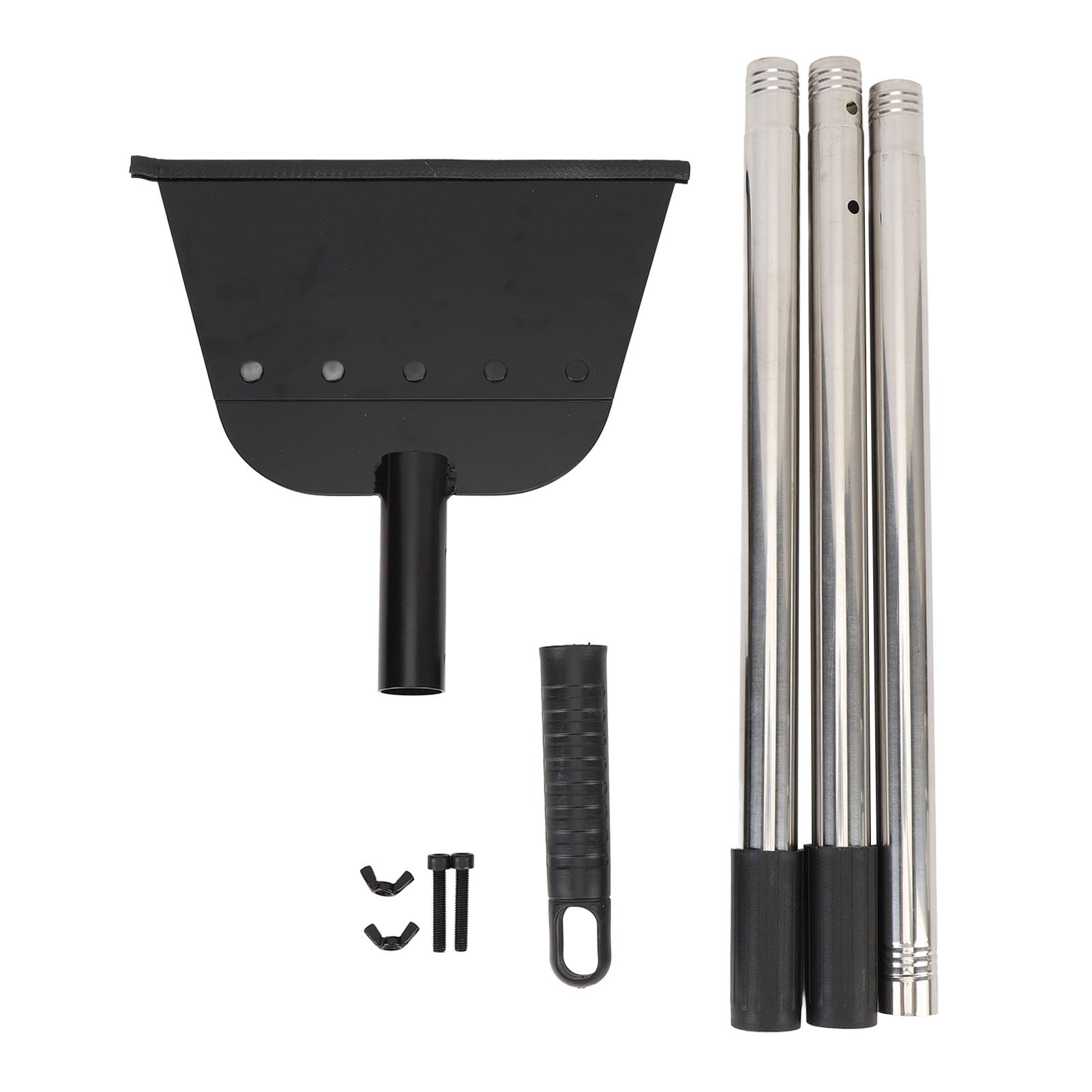 Kuuleyn Multifunctional Garden Cleaning Shovel,Flat Snow Shovel Steel Metal Driveway Heavy Duty Floor Ice Scraper Garden Grass Spade for Digging