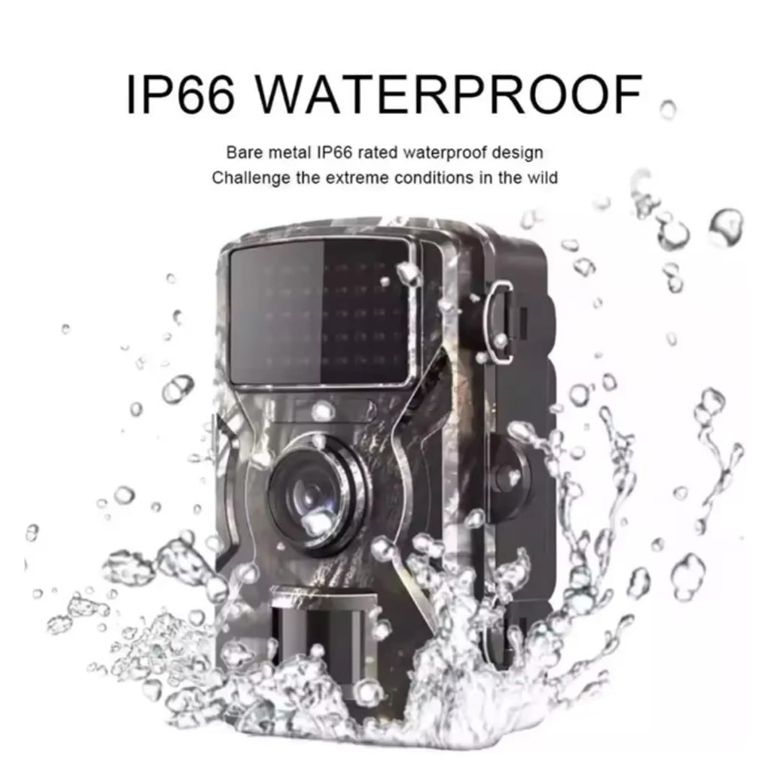 Kamera Obserwacji Dzikiej Przyrody Kamera Myśliwska, 16MP 1080P 940nm Noktowizor Na Podczerwień Aktywowana Ruchoma Bezpieczeństwa, Zewnętrzna Fotopułapka Dziką Przyrodę Niezawodny Dokładny Monitoring