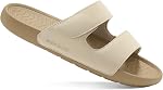 BODY GLOVE Women’s Double Strap Comfort Slides – Adjustable Cushion Sandals for Indoor Outdoor Use, Arch Support, Anti-Slip Cloud Sole