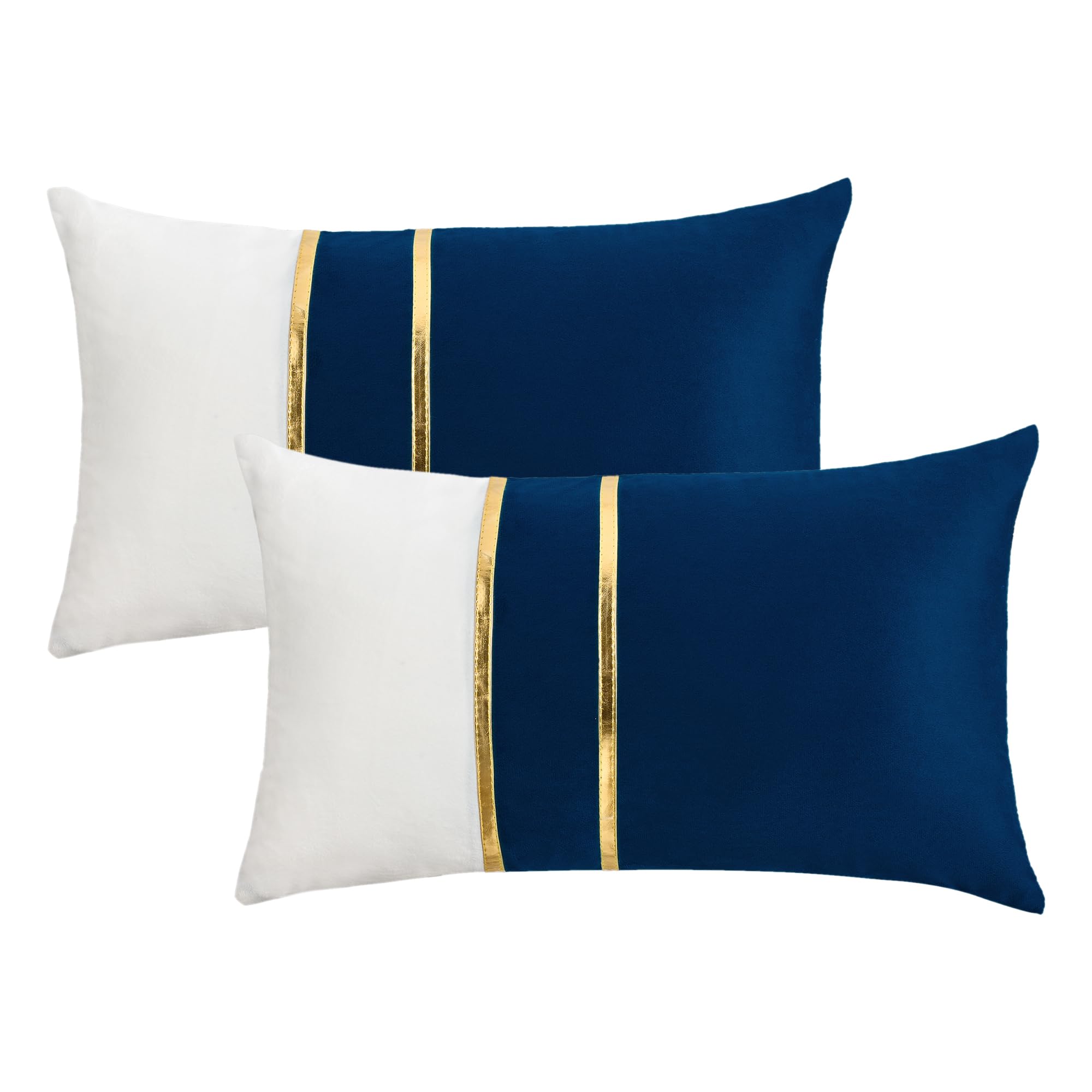 HMETOL Velvet Decorative Throw Pillow Covers for Sofa Living Room Home — image 1