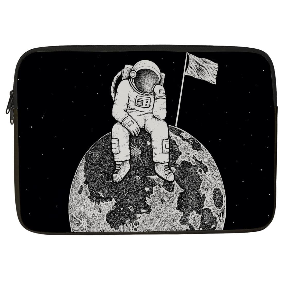 Crazyify Bored Astronaut Printed MacBook Pro 16 Inch Laptop Sleeve/Laptop Case Cover with Shockproof & Waterproof Linen On All Inner Sides | Apple MacBook Pro Laptop Sleeve | Canvas (B0B12VQ1Z7) Amazon Price History, Amazon Price Tracker