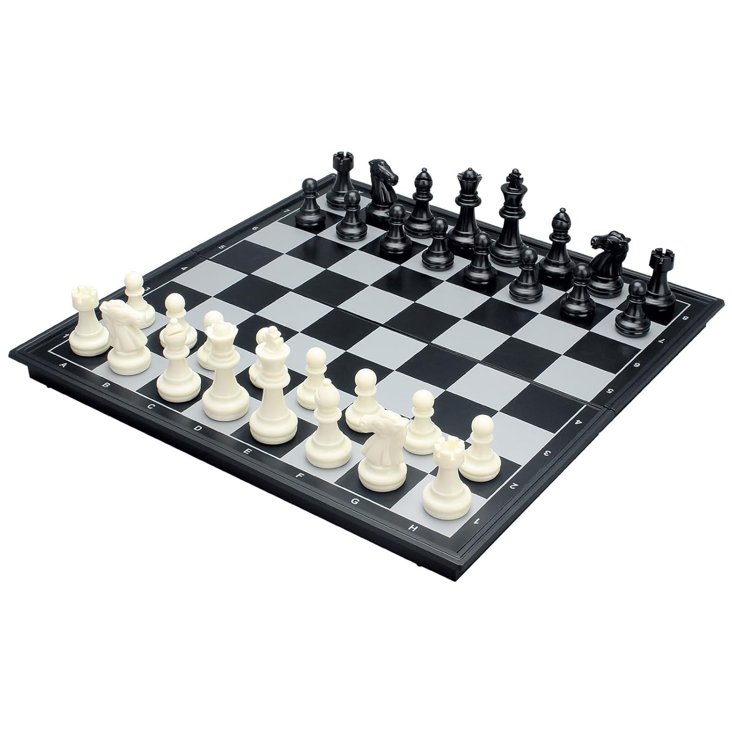 Blue tick Magnetic Educational Chess Board Set with 10 Inch Folding Board – Travel-Friendly, Compact, Folding Game for Kids & Adults - Image 6 thumbnail