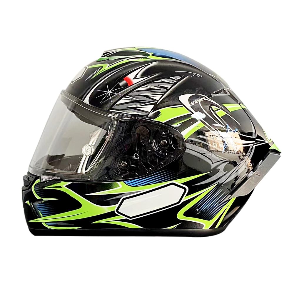 Shkalacar Casco Moto Unisex Adulto, Casco de Calle de Cara Completa, Casco Moto Integral Four Seasons Street Touring Casco de Moto 5 Estilo E Tamaño M,L,XL