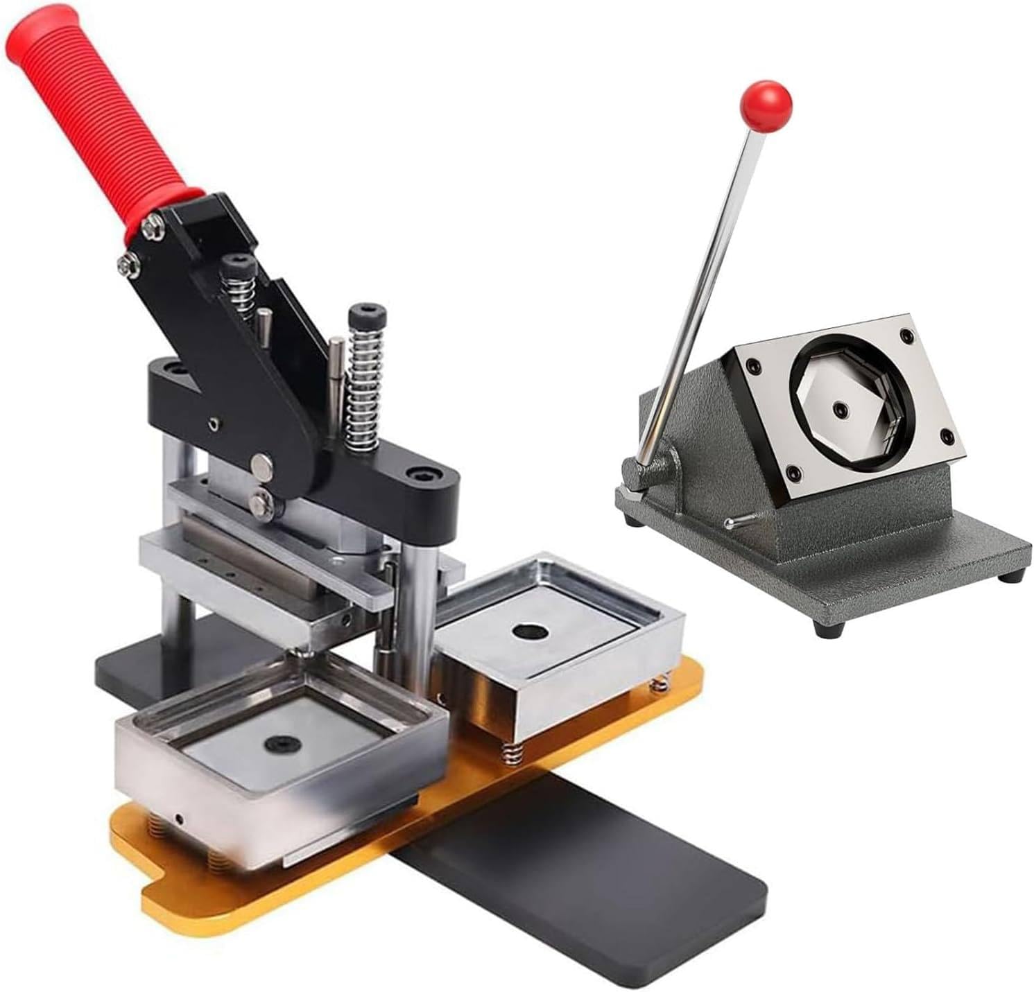GTHTUHFD Magnet Maker Machine, Ultra Hd 63.5 * 63.5Mm/2.5 * 2.5In Picture Magnet Maker Machine With 1000 Sets Of Consumables, Diy Refrigerator Magnet Decoration,Maker+K