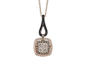 LeVian Vanilla, Chocolate, and Black Diamond Necklace for Her