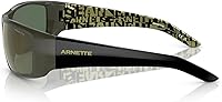 Vista 3 de ARNETTE Men's An4182 Hot Shot Wrap Sunglasses