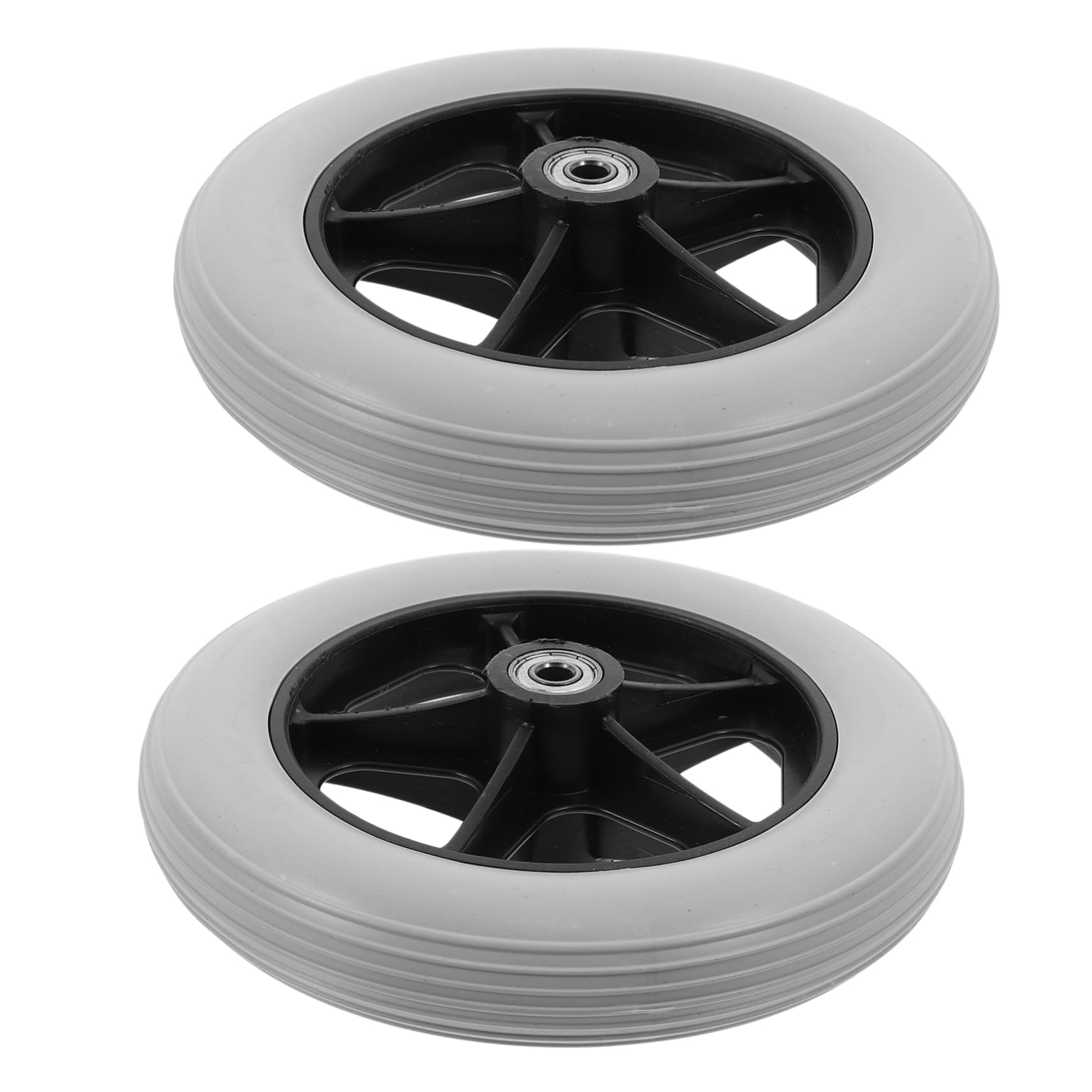 SHINEOFI 2 ruedas de repuesto resistentes para carrito de silla de ruedas