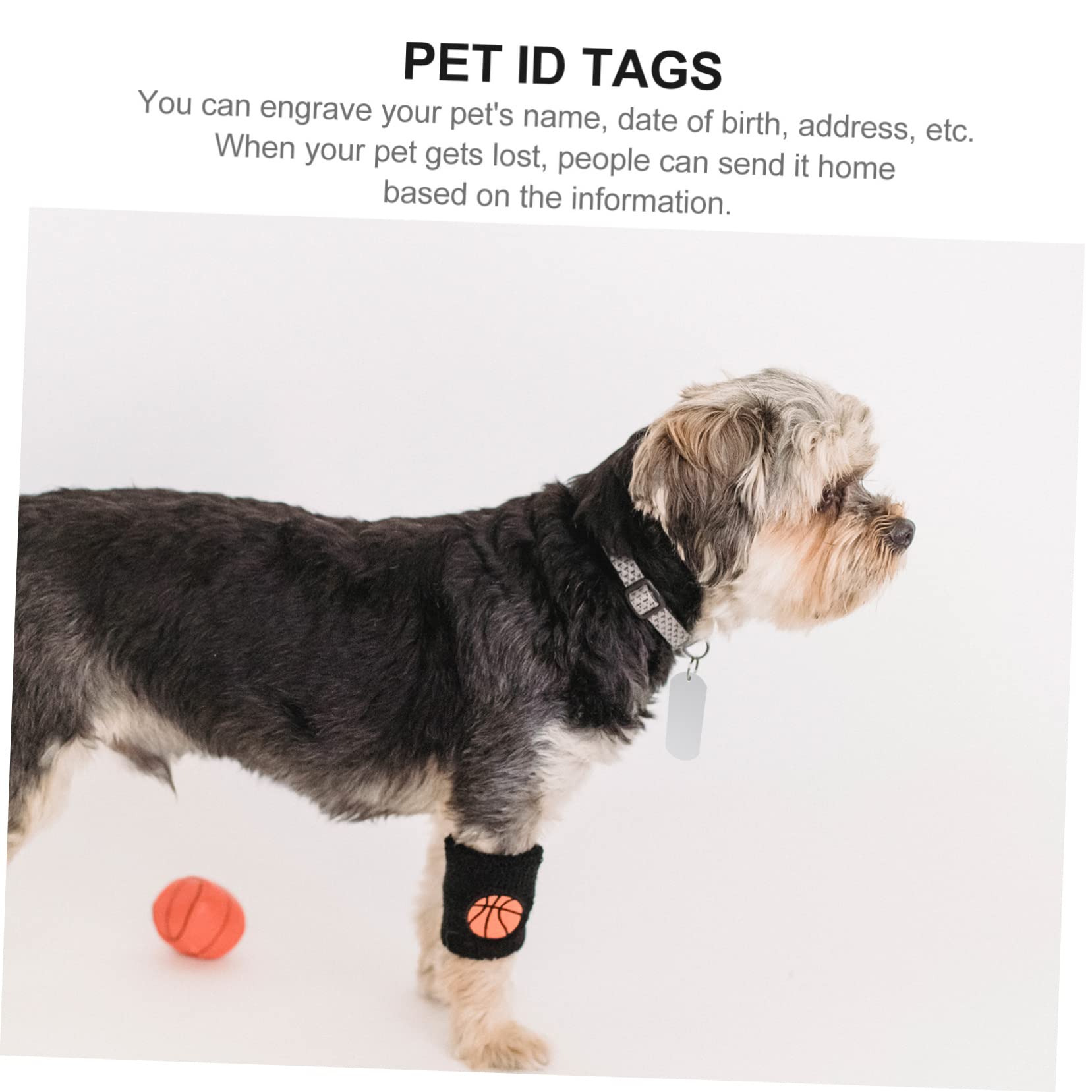 Kisangel 4 Set Medagliette Per Animali Domestici Targhette Id Per Conigli E Pet Leggere E Resistente Facili Da Indossare Personalizzabili Per Animali Smarriti 20 Pezzi*4
