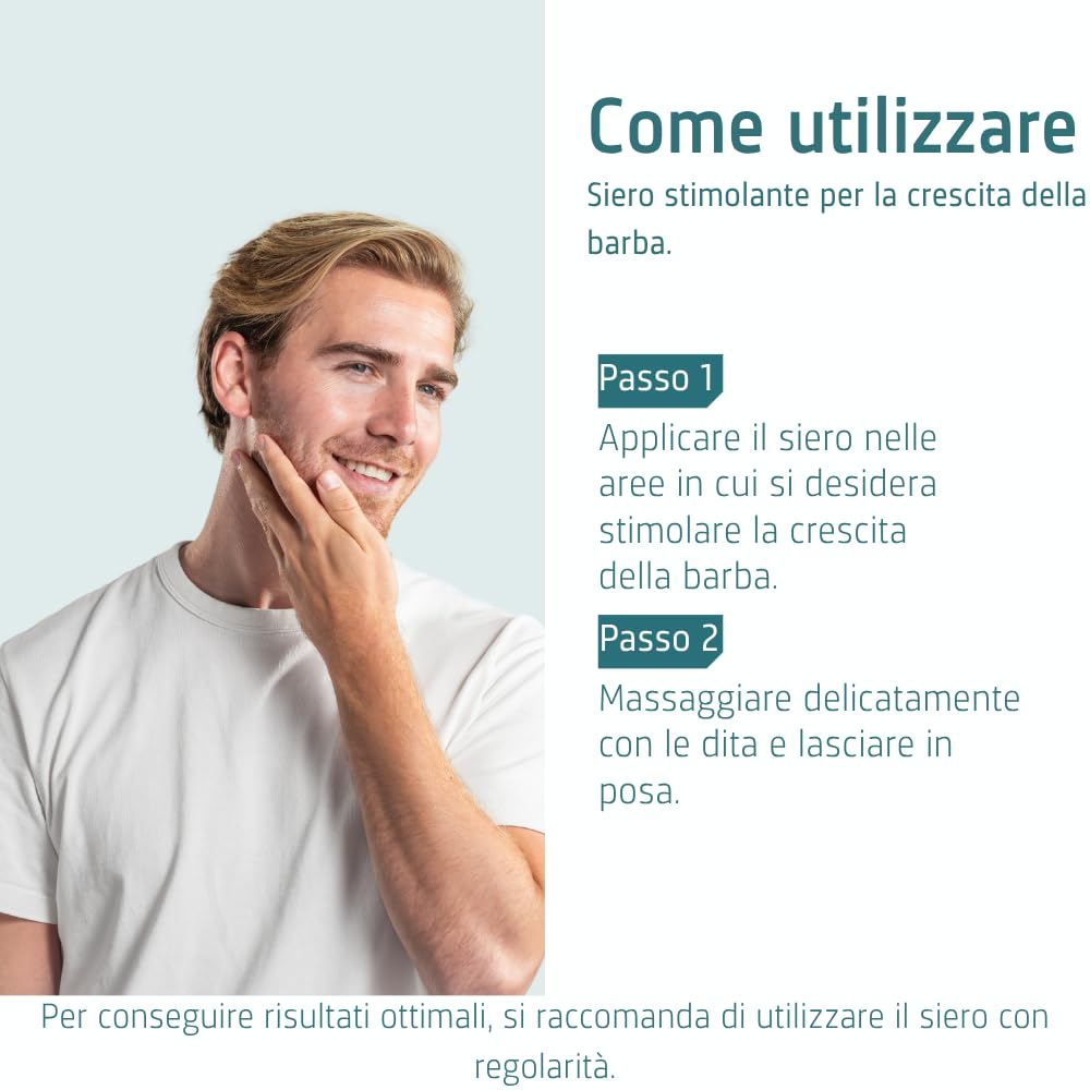 Siero stimolante la crescita della barba Neofollics - 45 ml - L'81% ha riscontrato una maggiore crescita dei peli del viso - Con il 7% di Neoxyl: 41% più efficace del Minoxidil