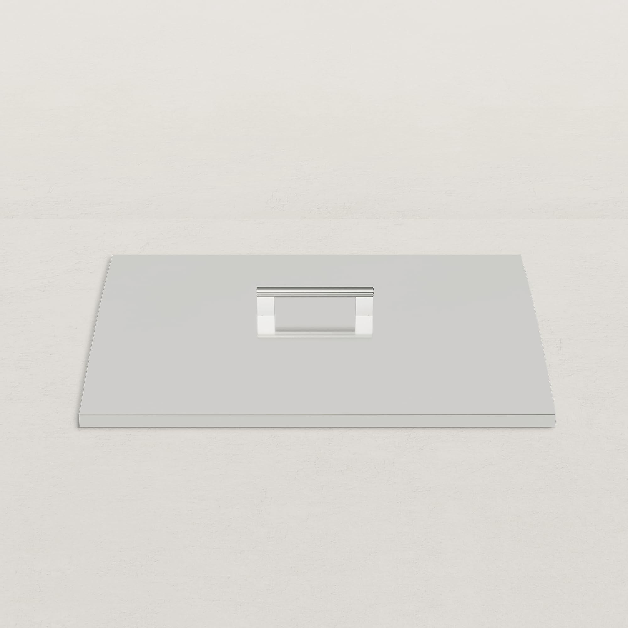 Couvercle de Protection pour plancha 2 Feux Tout INOX : protège et Assure Une Bonne Protection de Votre plancha Évite Les Projections de matières Grasses à l'arrière Compatible