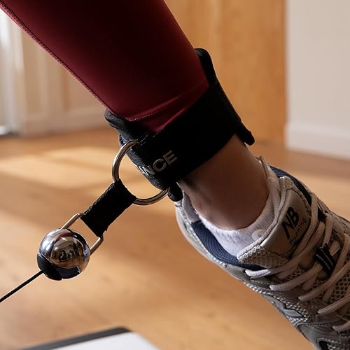Miniatura 4 de Speediance Correa de tobillo para máquinas de cable y bandas de resistencia, accesorio de puño de entrenamiento para el hogar y el gimnasio,