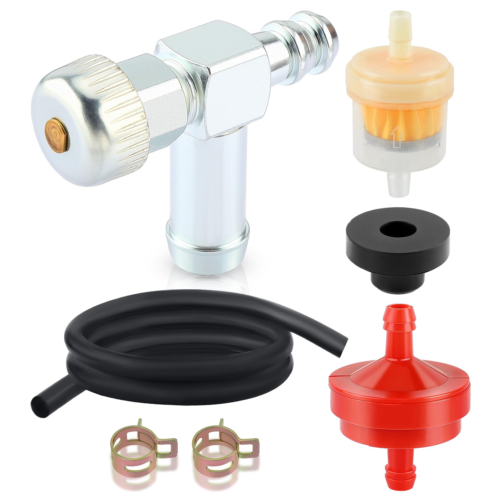 MOTOALL Fuel Gas Tank Grommet Bushing Shut Off Valve Kit for Craftsman Coleman Generator