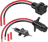 Vista 1 de Trolling Motor Plug,Trolling Motor Plug and Receptacle 12v for Minn Kota,Waterproof Trolling Motor Quick Connect,Heavy-Duty Male and Female Trolling